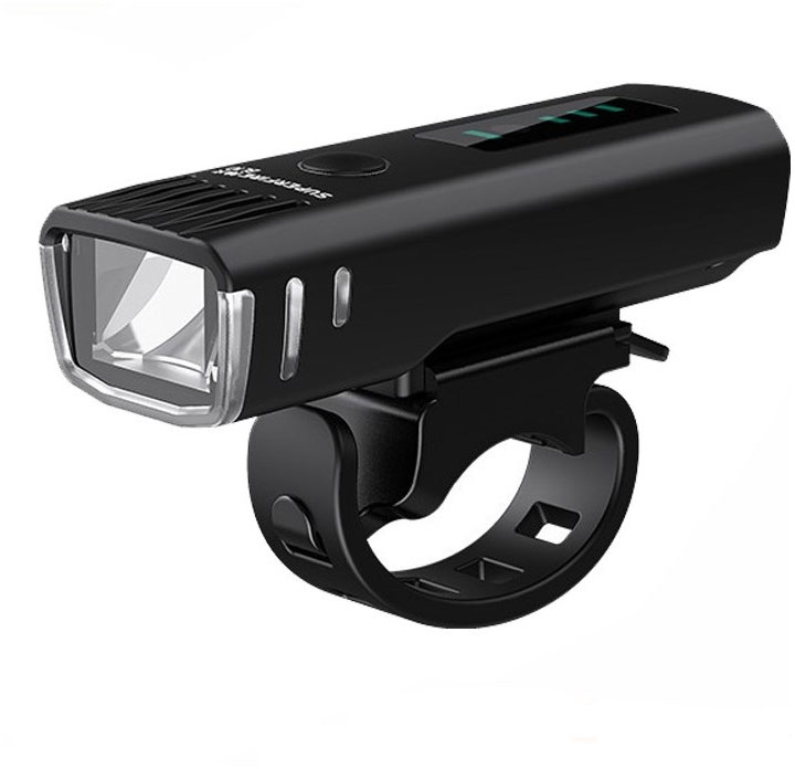 lanterna led pentru bicicleta supfire bl10, luminazitate automata, 90m, acumulator 1500 mah, usb - imagine 7